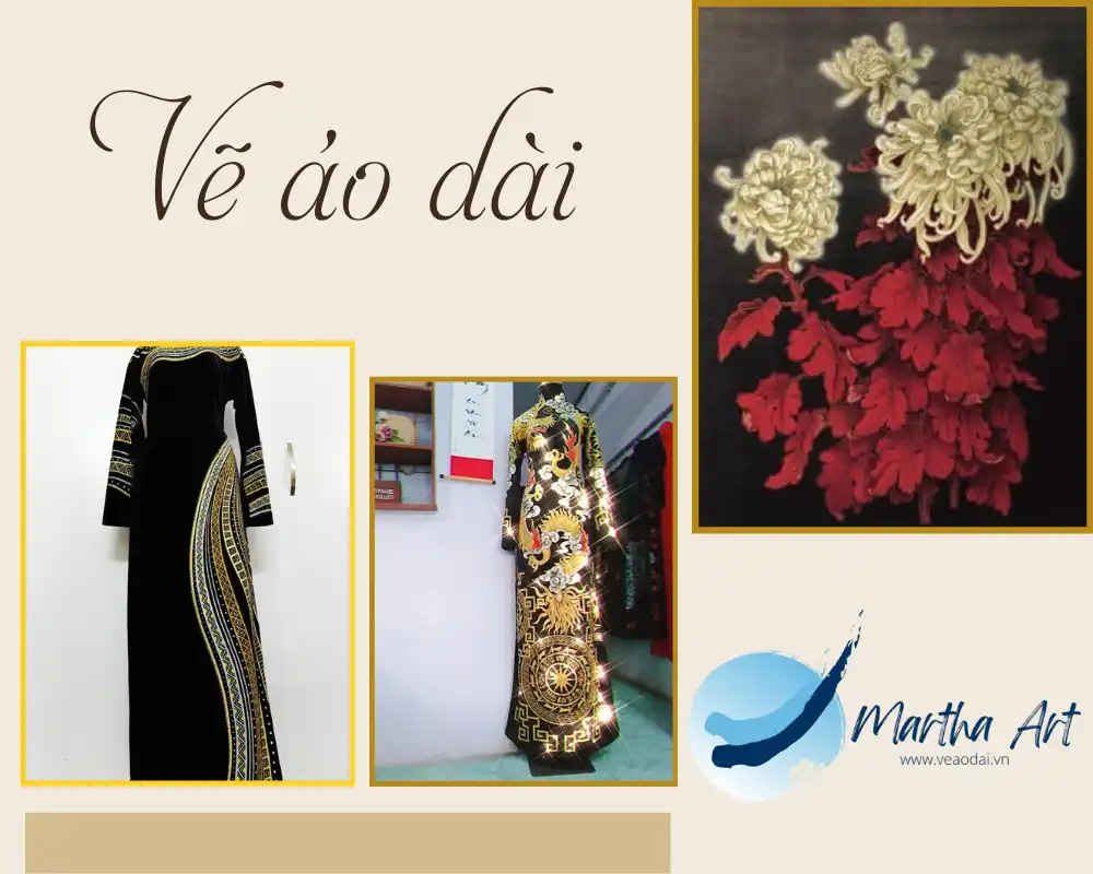 Áo dài đính đá