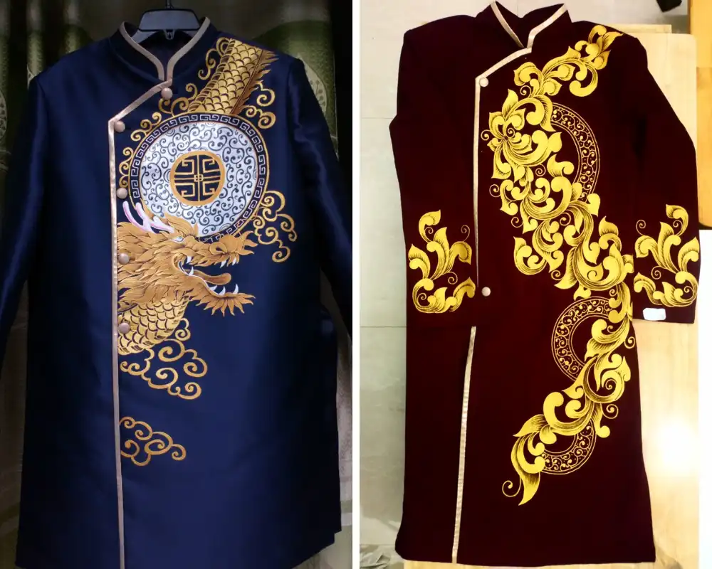 Áo ngũ thân nam