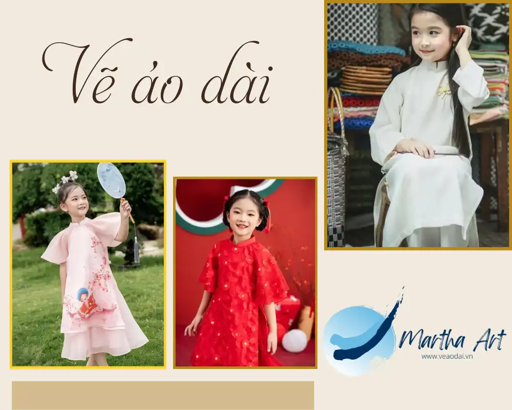 Mẫu áo dài trẻ em