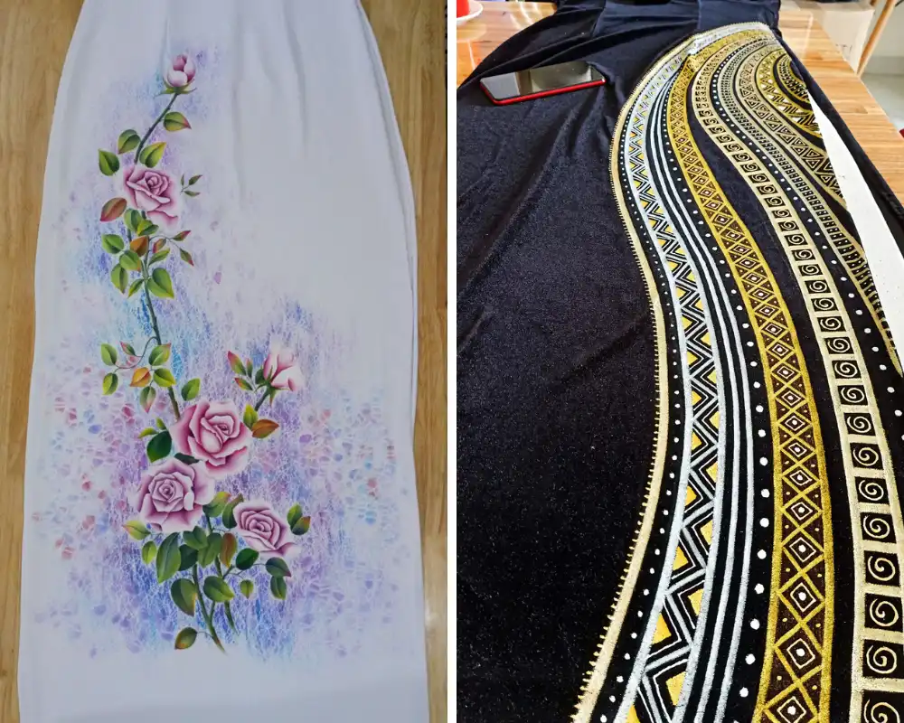 Tà áo dài chữ A