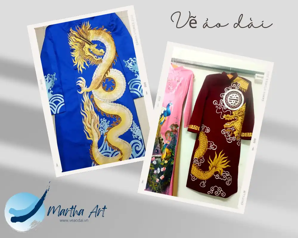 vẽ áo dài chú rể sinh năm 1995