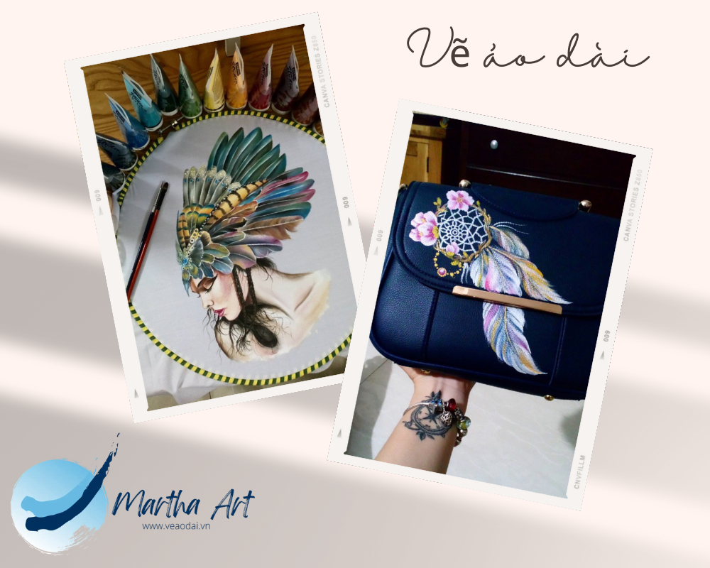 phụ kiện áo dài