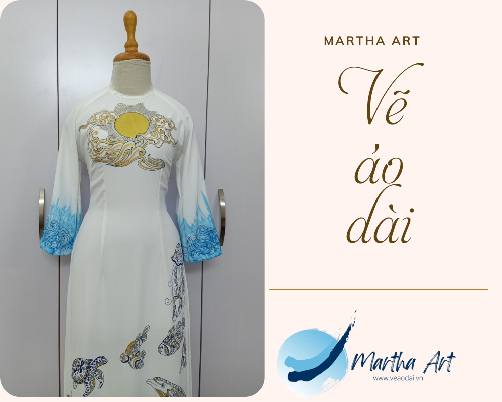 Phong cách vẽ áo dài cưới theo miền