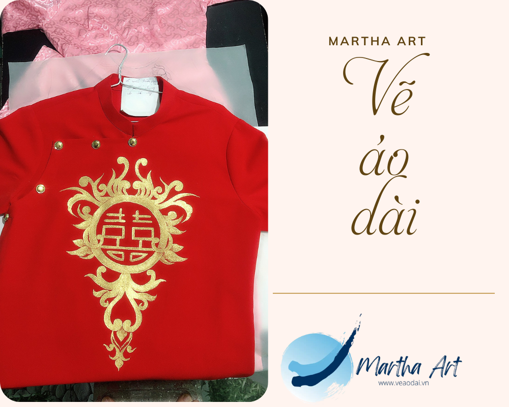 vẽ áo dài nam hiện đại