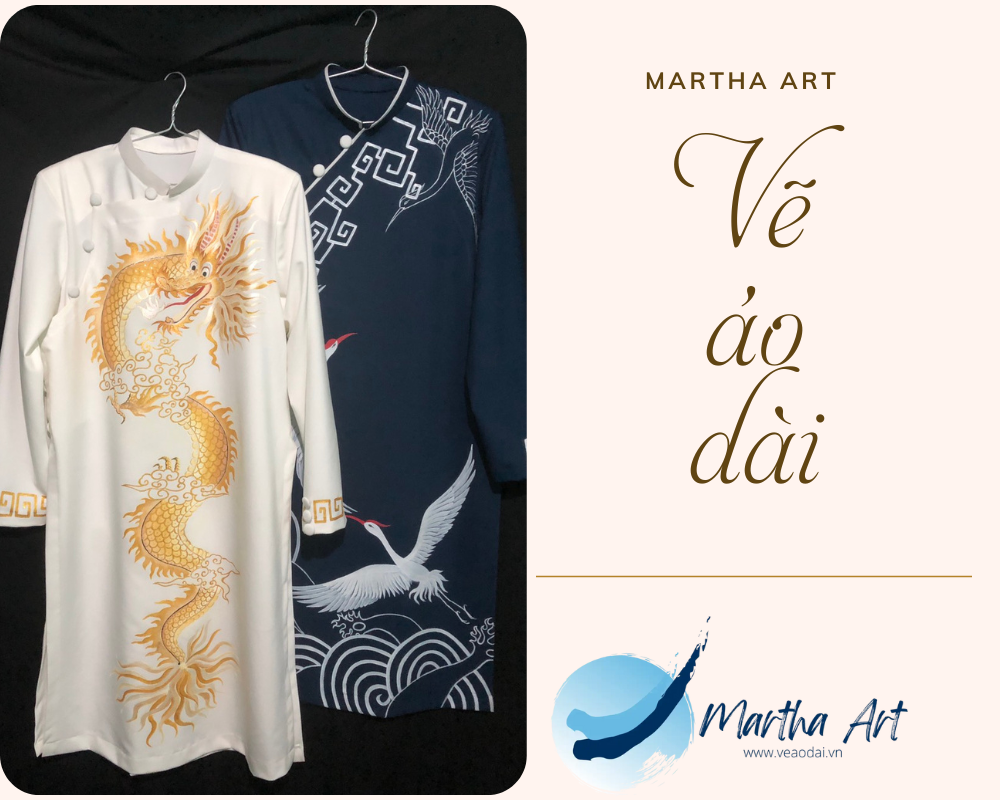 Vẽ áo dài nữ màu trắng