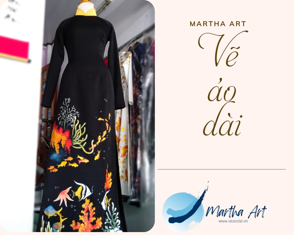 áo dài thêu tay cao cấp