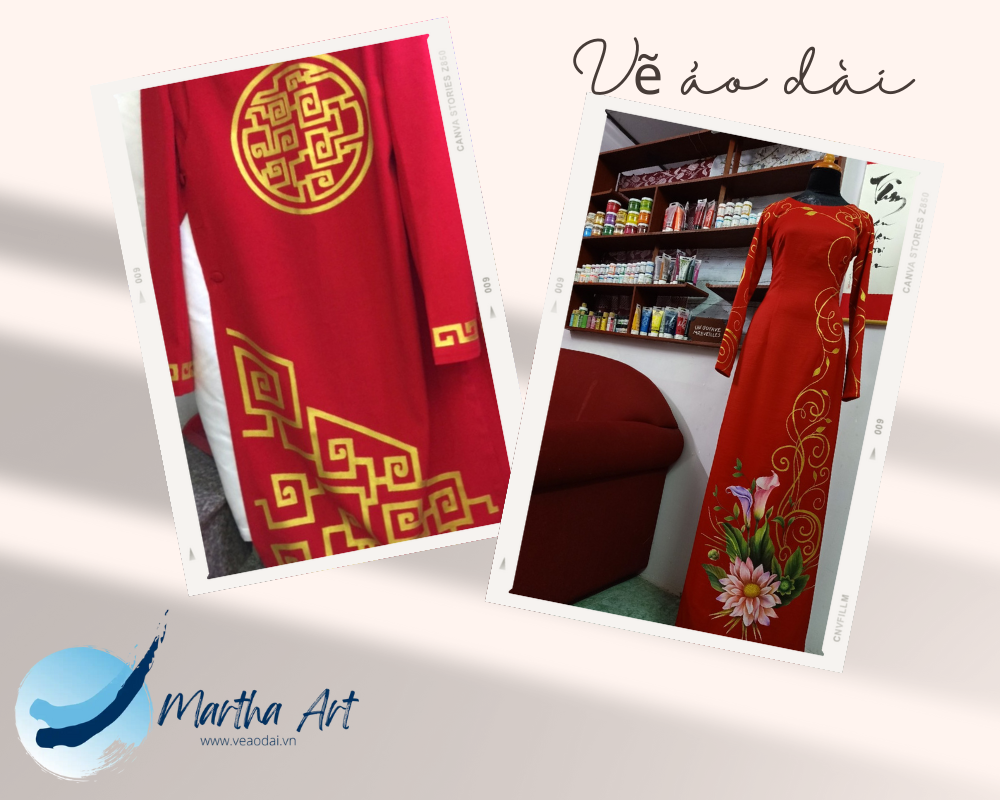 áo dài mặc tết