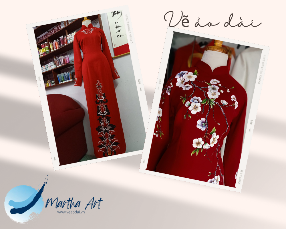 may áo dài cưới