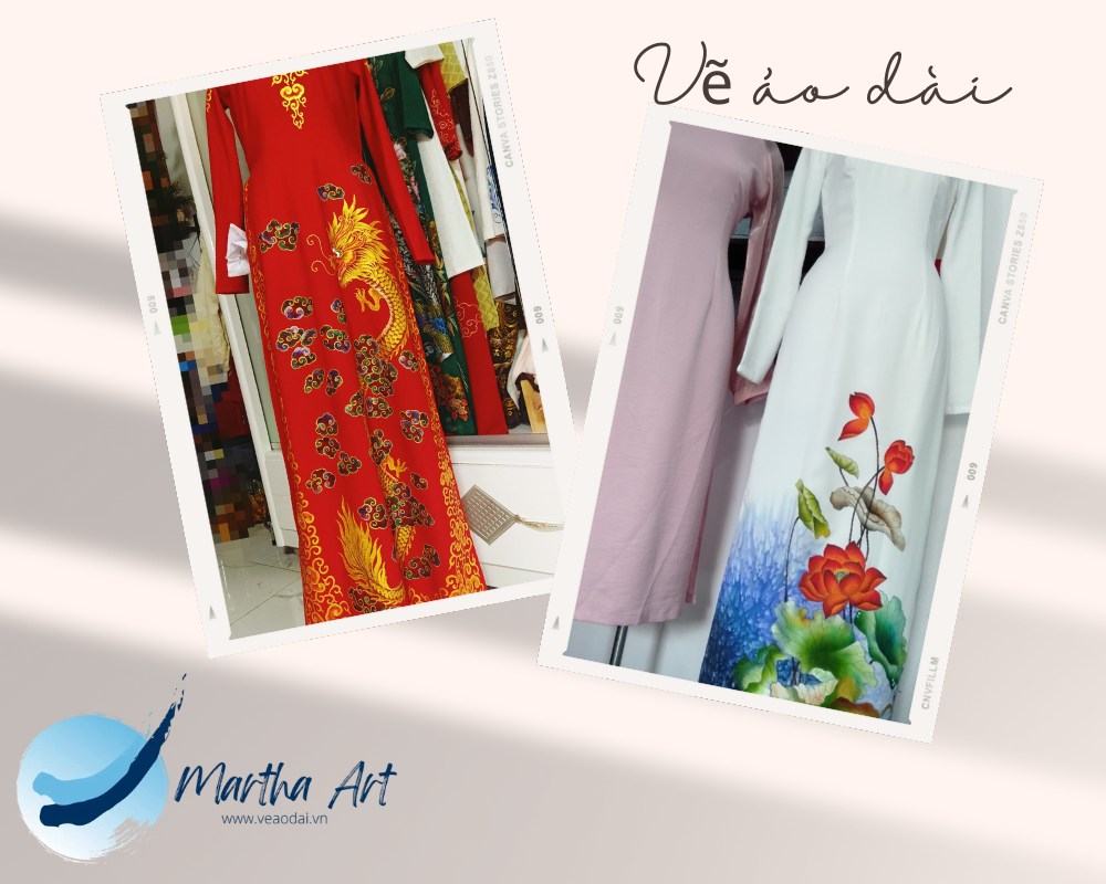 vẽ áo dài việt nam đẹp nhất