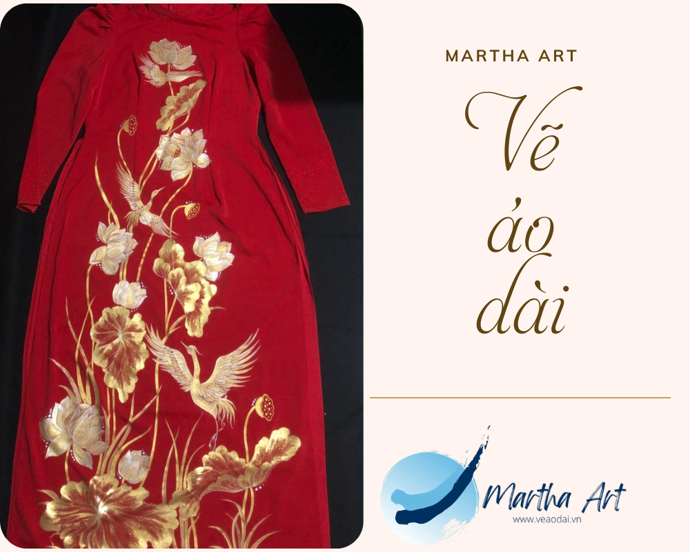vẽ tà áo dài việt nam