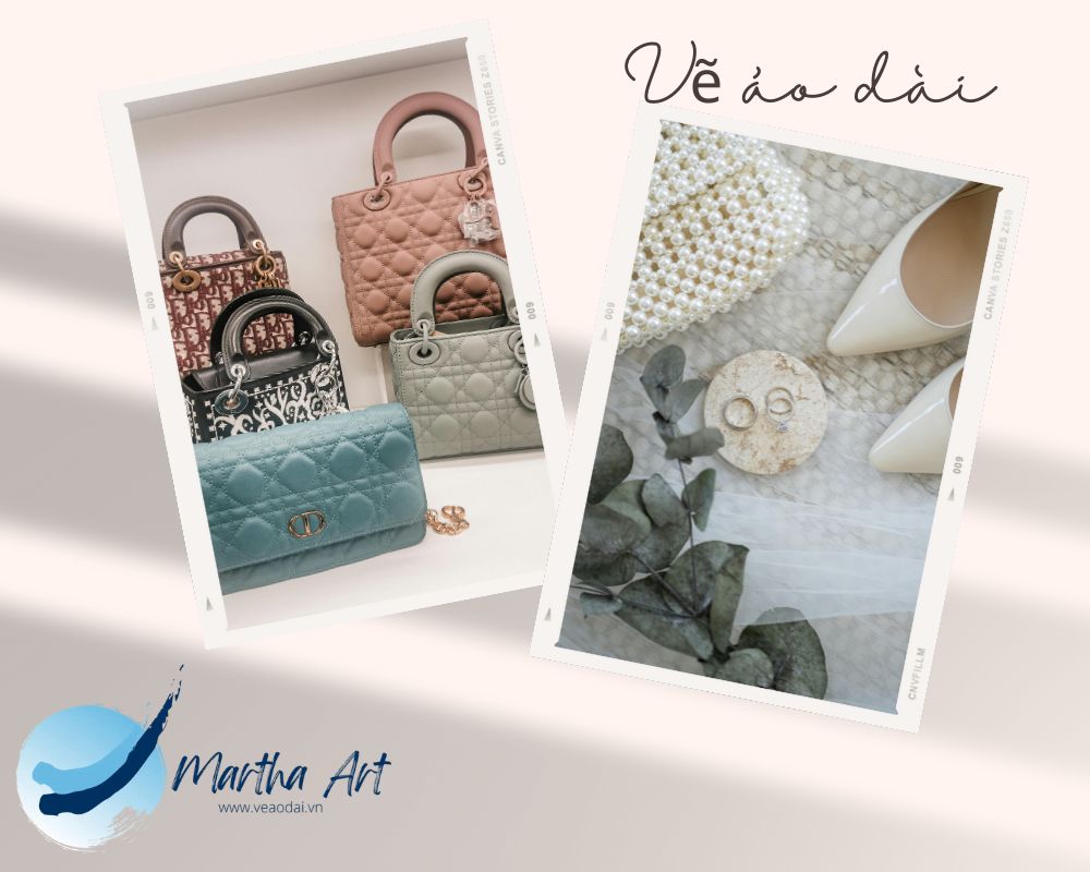 Phụ kiện thời trang đơn giản khi vẽ quần áo nữ