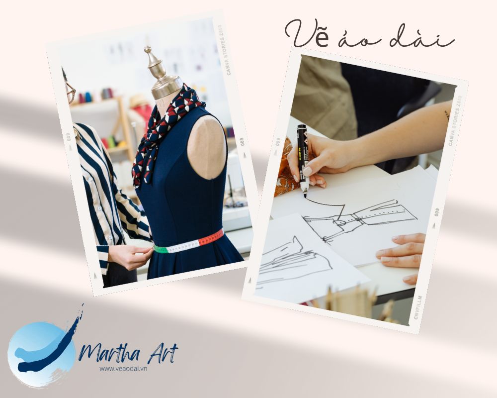 Vẽ áo quần nữ đơn giản