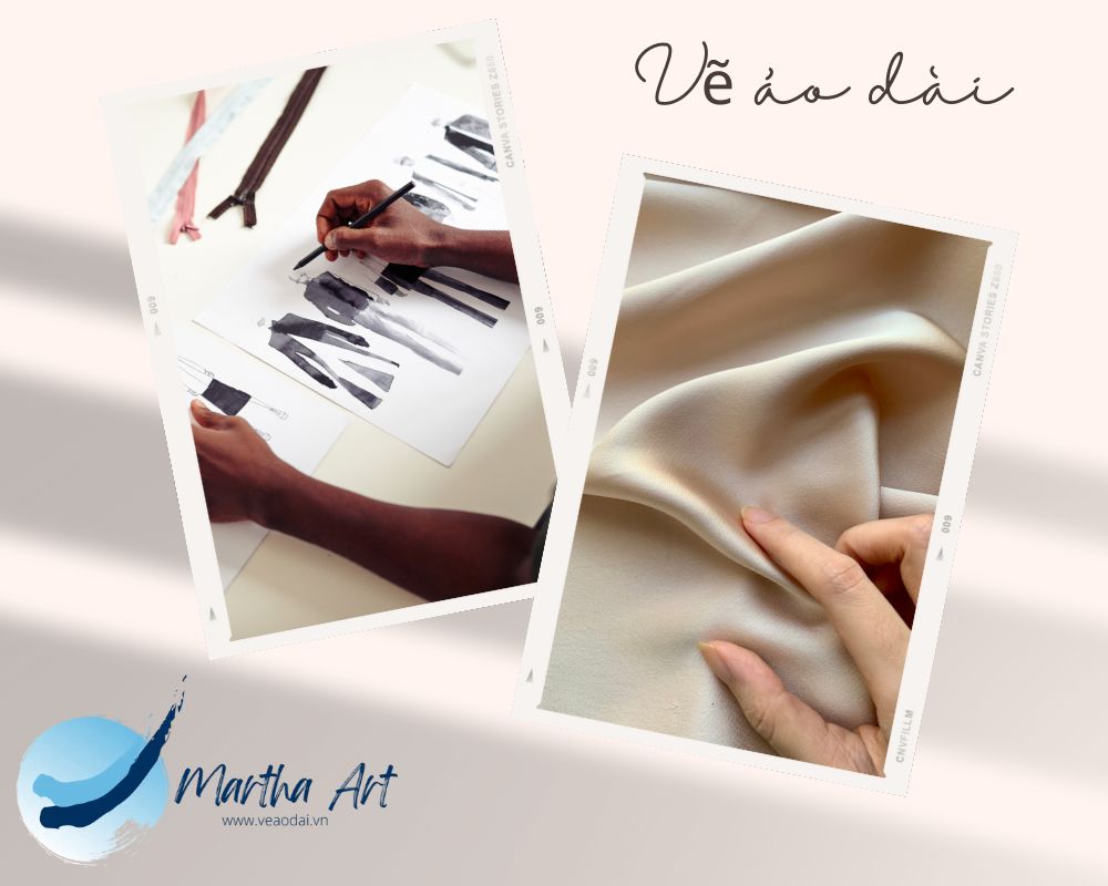Vẽ áo quần nữ đơn giản