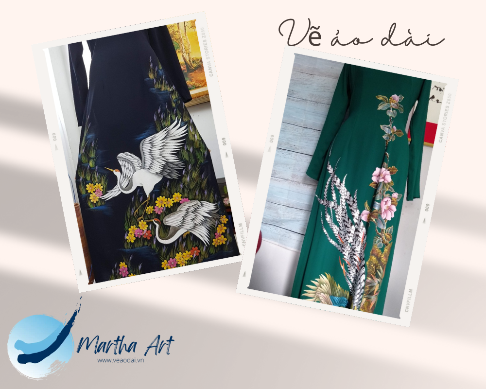 áo dài nhung bà sui