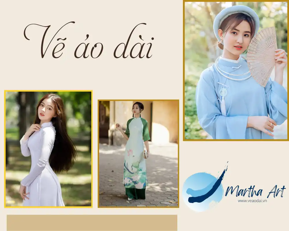 Vẽ Áo Dài Nữ Sinh