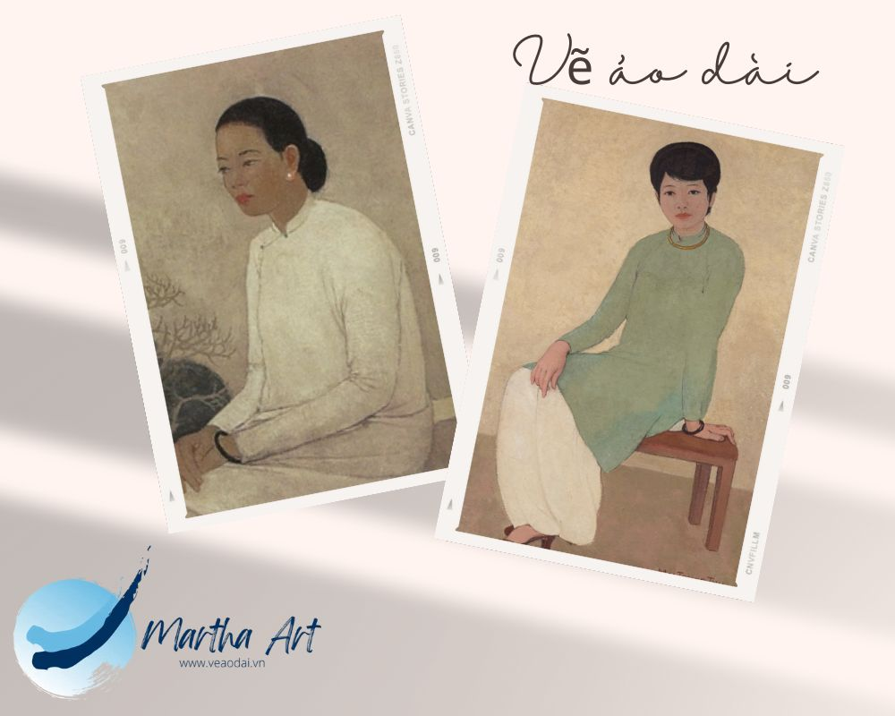 Hình ảnh người phụ nữ trong áo dài Lê Phổ