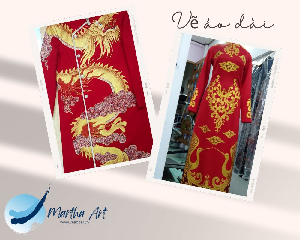 áo dài cô dâu chú rể