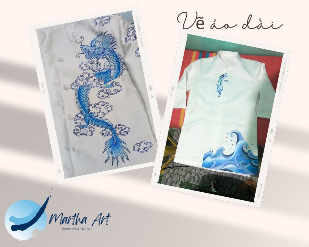áo dài nam trắng