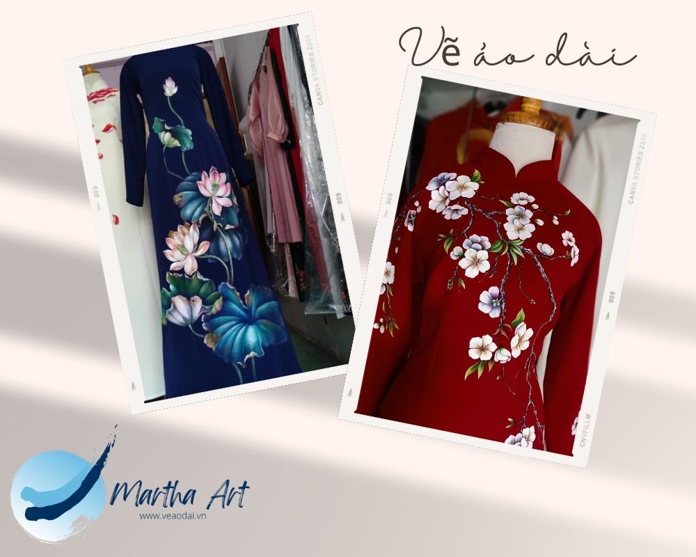 bảng màu áo dài