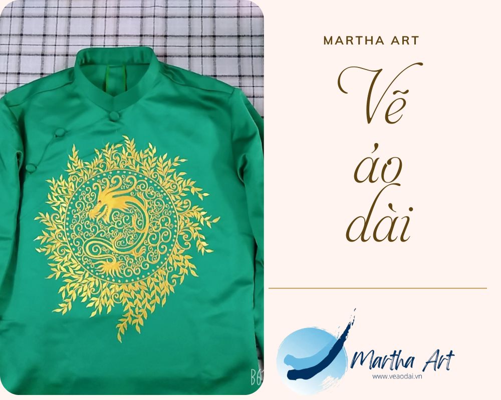 cách vẽ áo dài nam