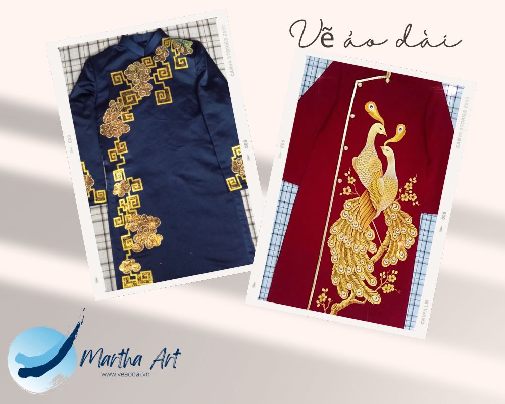 cách vẽ áo dài nam