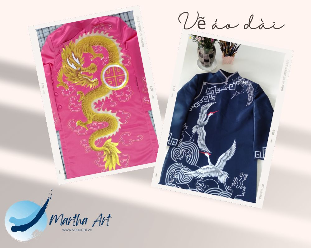 cách vẽ áo dài nam