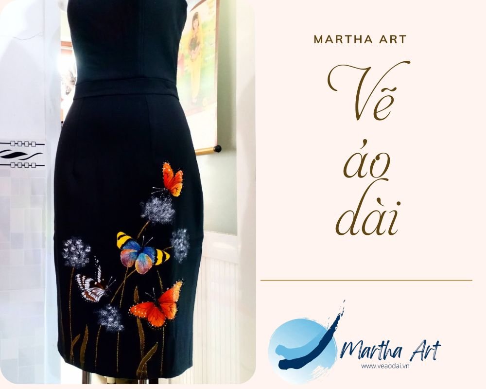 vẽ áo dài cách tân