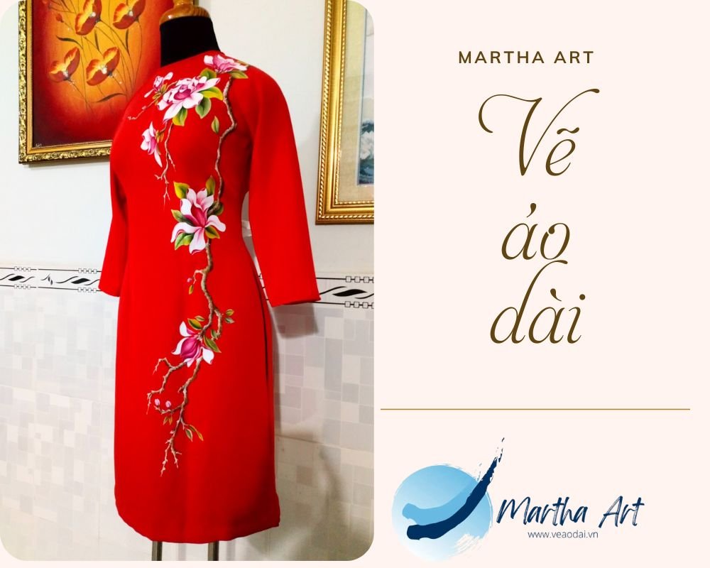 vẽ áo dài cách tân